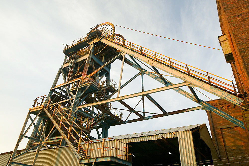 Haig Pit old coal mine in Whitehaven, Cumbria, England, United Kingdom, Europe