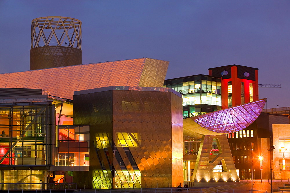 The Lowry Centre in Salford Quays, Manchester, England, United Kingdom, Europe