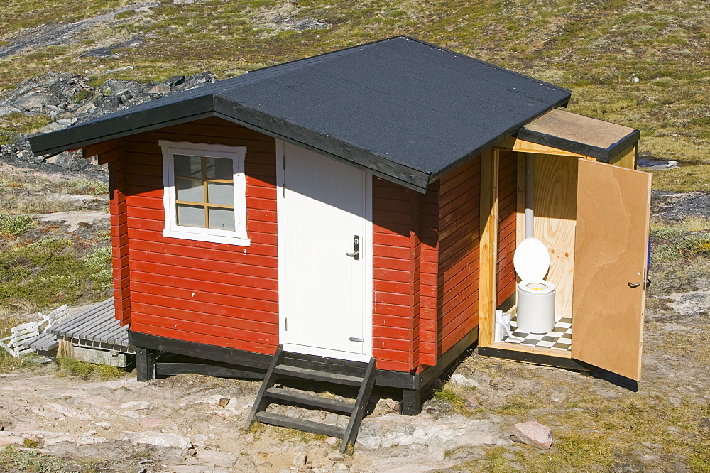 Camp Victor at Eqip Sermia on the west coast north of Ilulissat, Greenland, Polar Regions