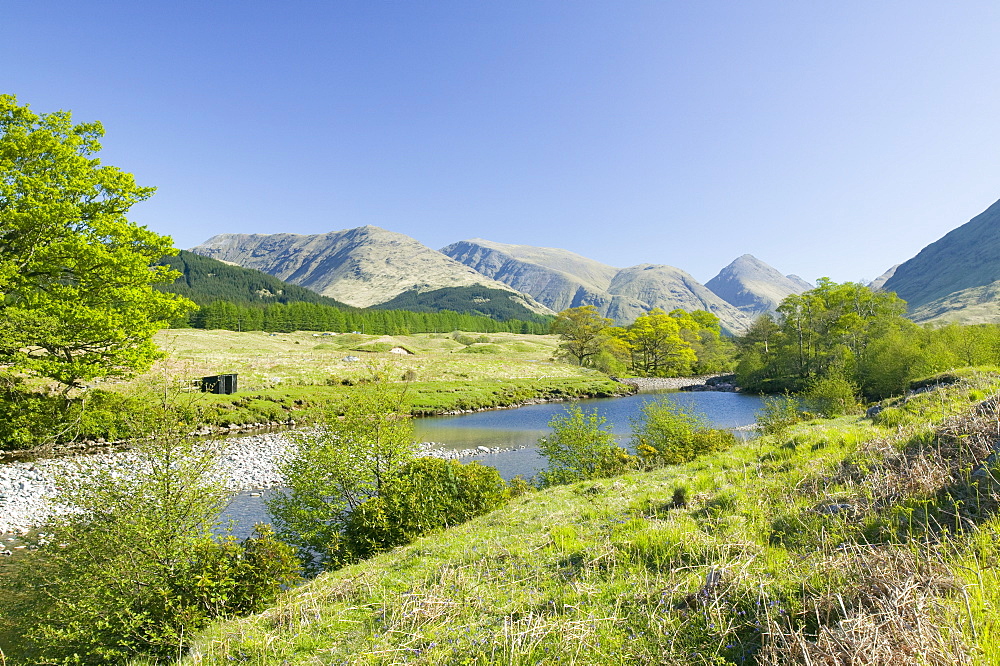 Glen Etive in Scotland, United Kingdom, Europe