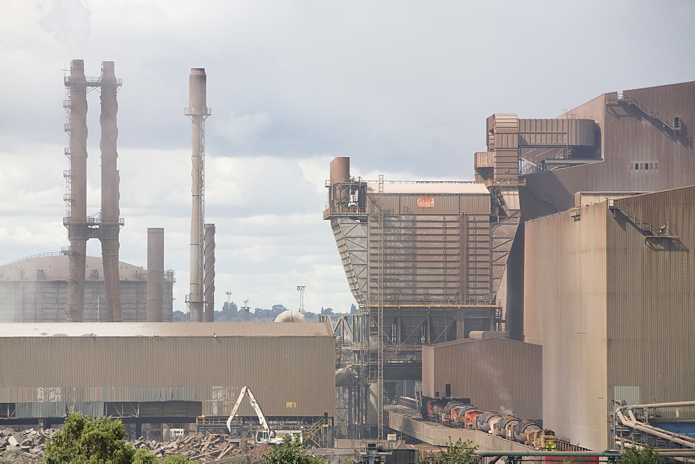 The Corus steel works at Scunthorpe, England, United Kingdom, Europe