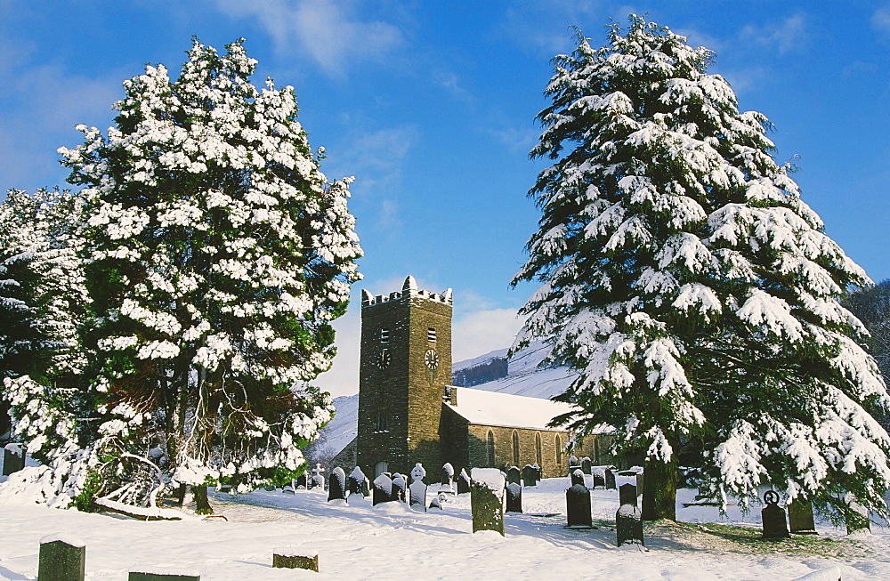 Troutbeck church near Windermere in the Lake District, Cumbria, England, United Kingdom, Europe