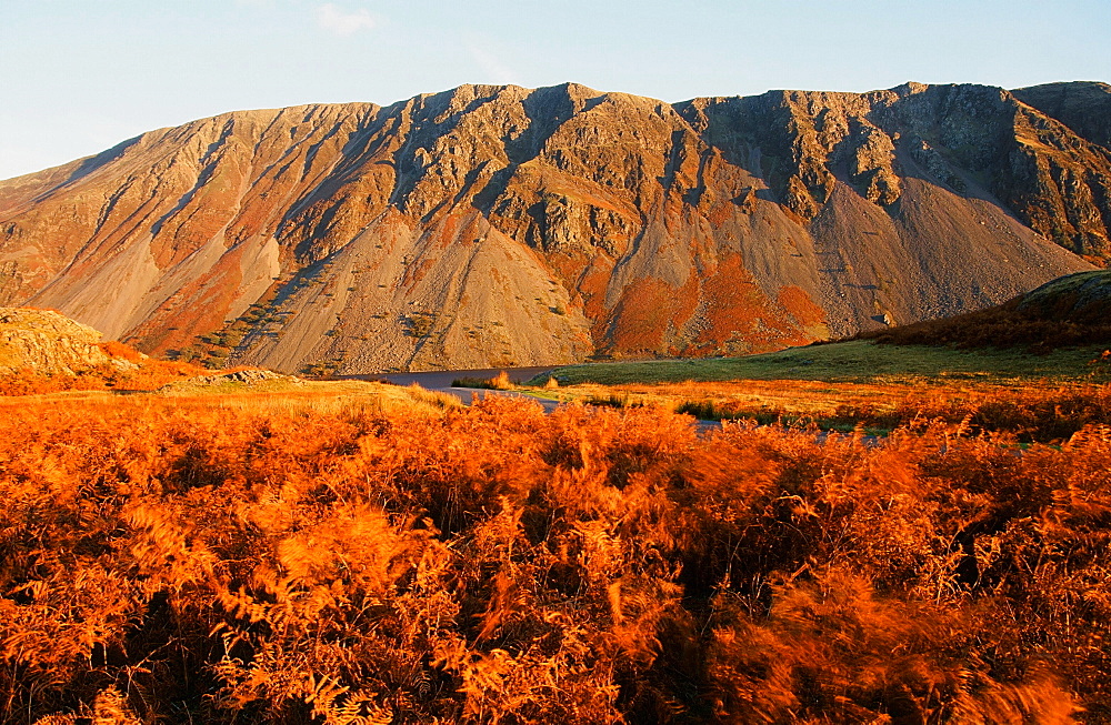 Wastwater and the screes in the Lake District National Park, Cumbria, England, United Kingdom, Europe