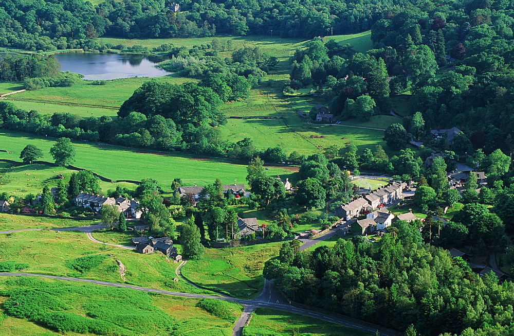 Elterwater in the Lake District, Cumbria, England, United Kingdom, Europe