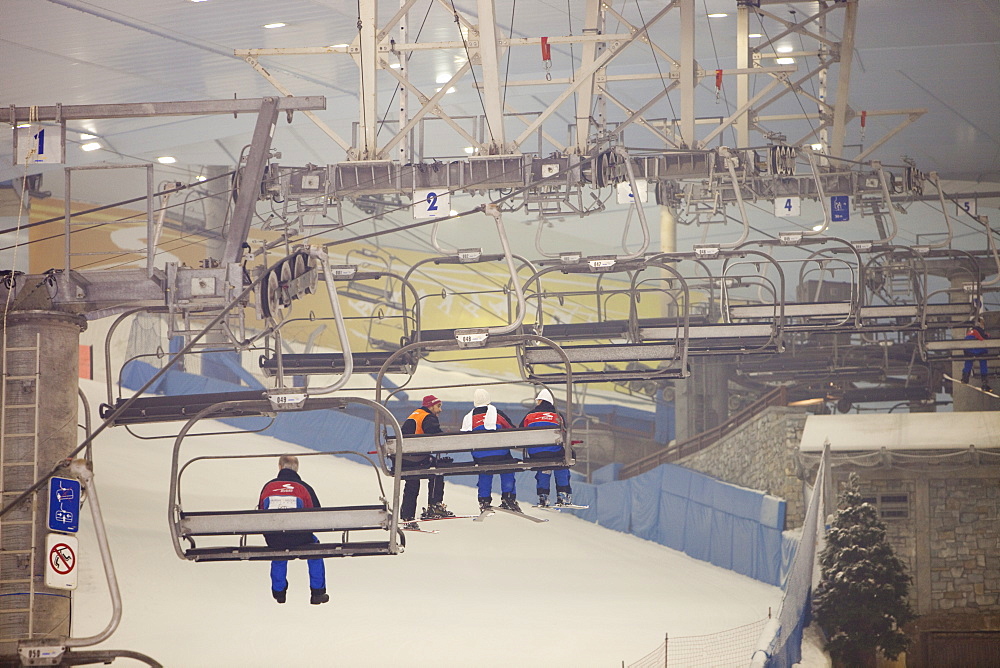 Inside the Ski Dubai complex, United Arab Emirates, Middle East