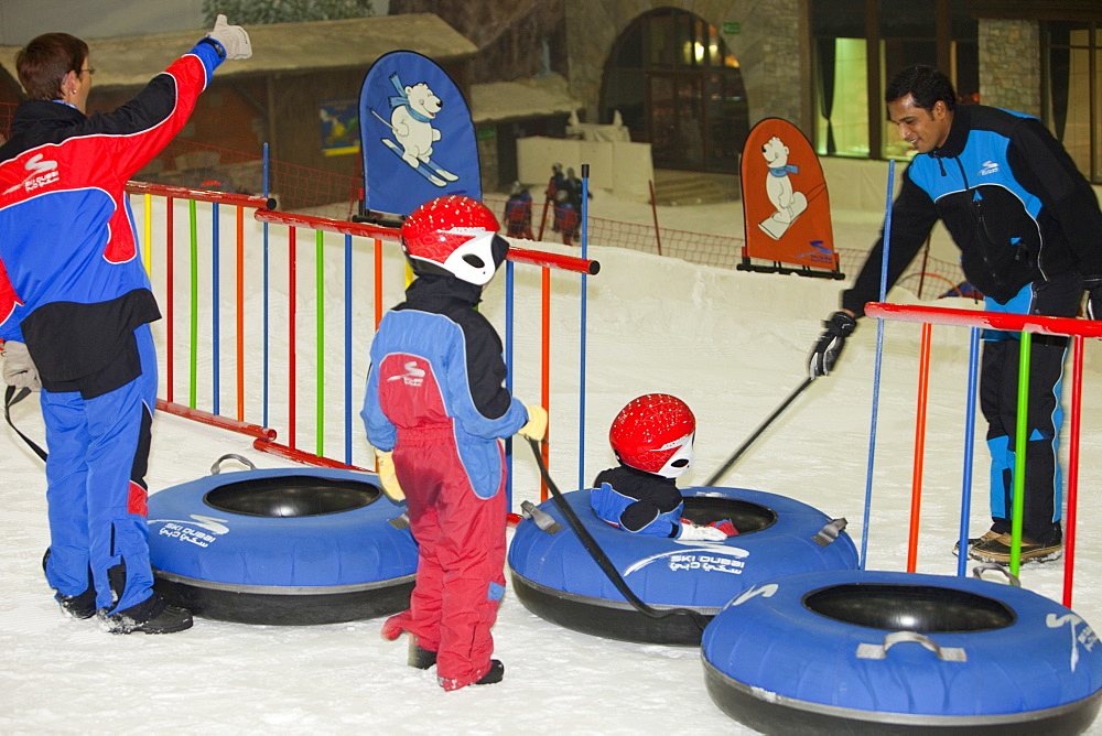 Inside the Ski Dubai complex, United Arab Emirates, Middle East