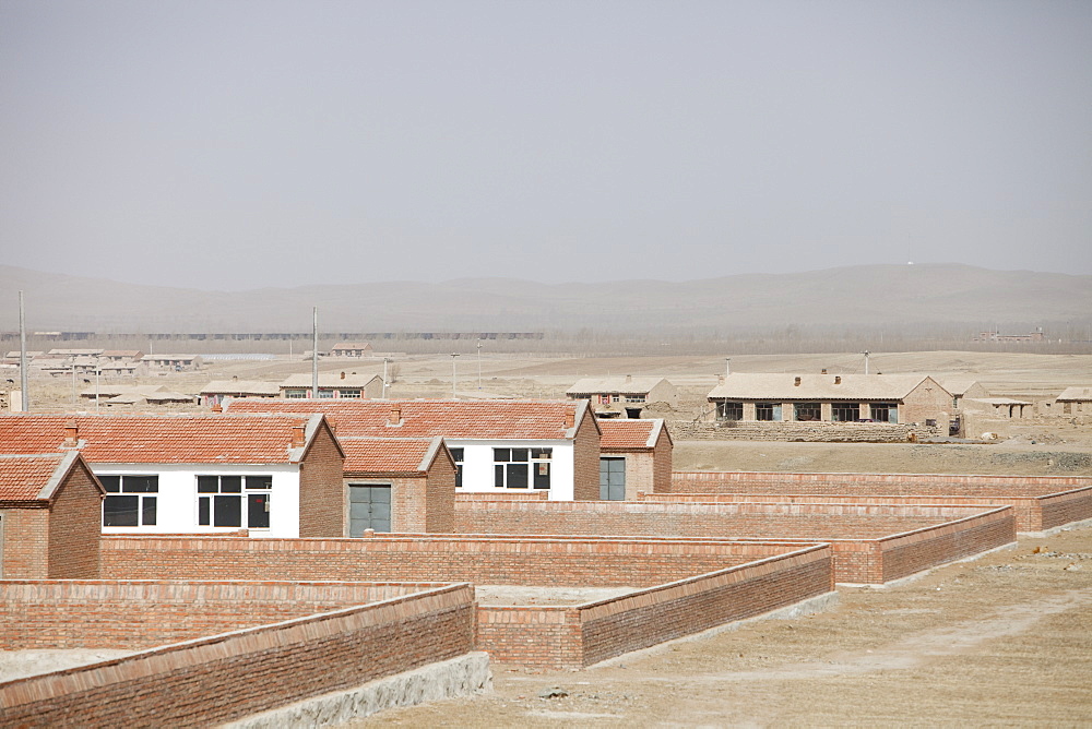 Small villages find it increasinlgy difficult to grow crops and survive in Inner Mongolia, China, Asia