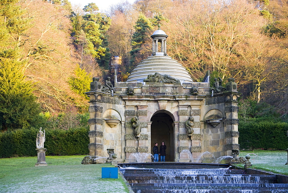 The Water Feature at Chatsworth Huose in Derbyshire, England, United Kingdom, Europe