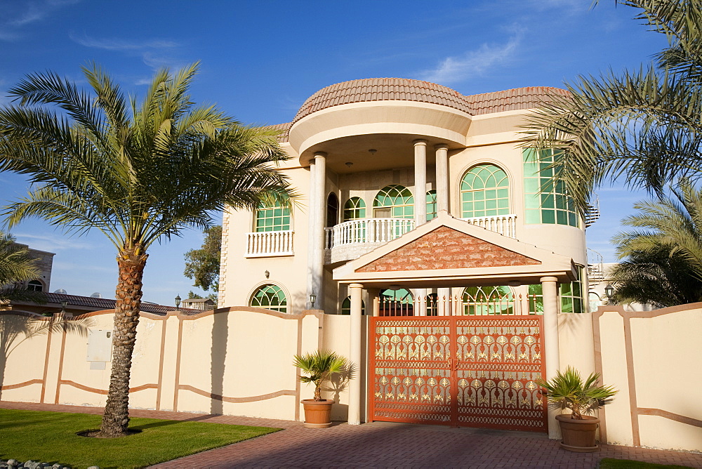 An exlusive expensive private house in Dubai, United Arab Emirates, Middle East