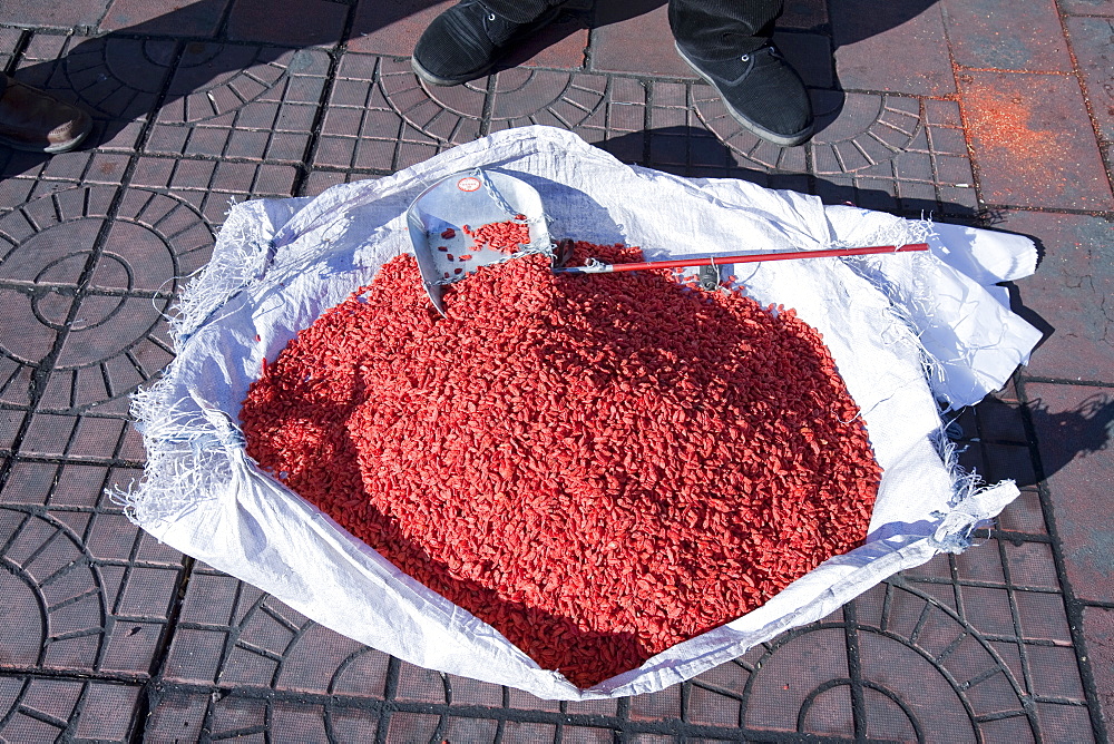 Berries for sale on the street in Suihua, Northern China, Asia