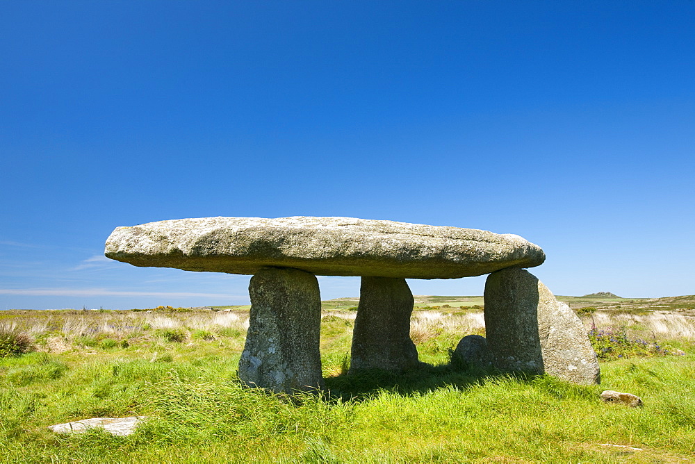 Lanyon Quoit near St. Just in West Cornwall, England, United Kingdom, Europe