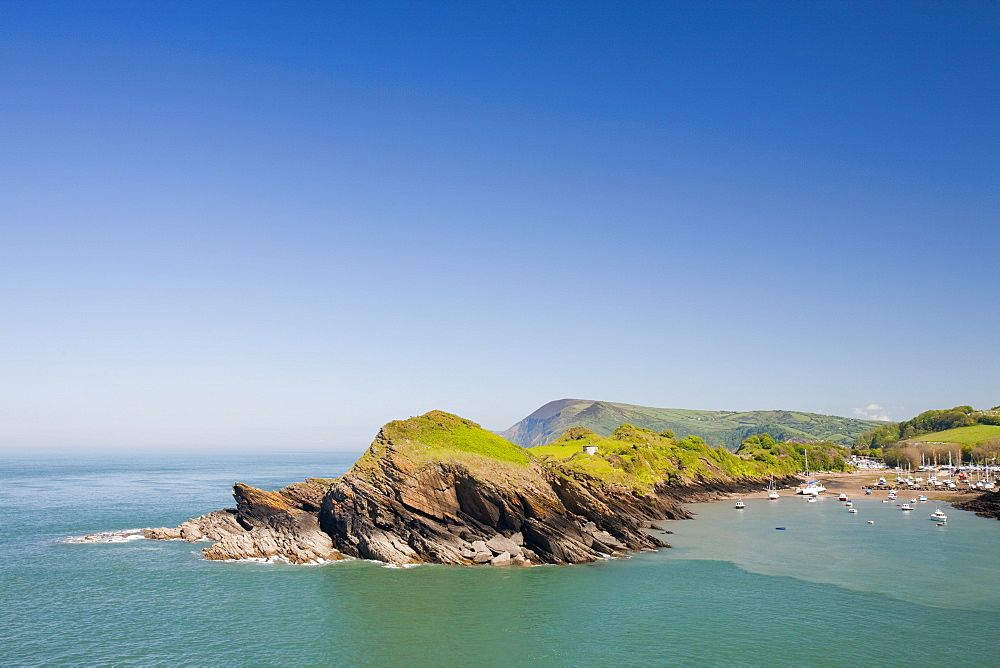 Watermouth Cove on the north Devon coast near Ilfracombe, Devon, England, United Kingdom, Europe