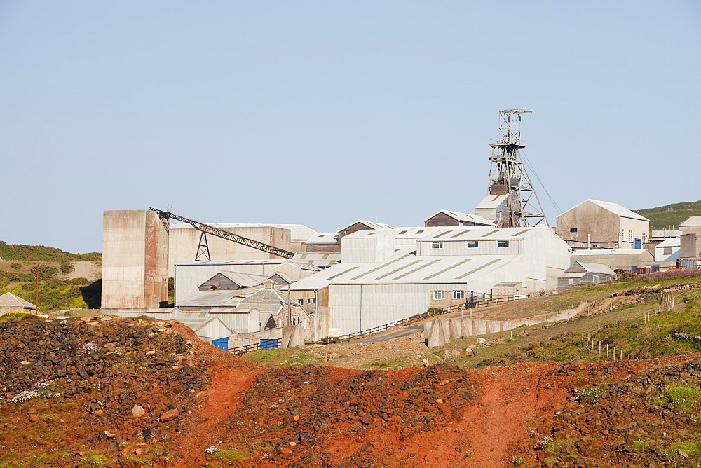 Geevor tin mine near St. Just, Cornwall, England, United Kingdom, Europe