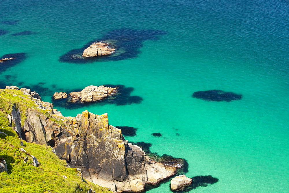 Cornish coastal scenery near Pendeen, Cornwall, England, United Kingdom, Europe