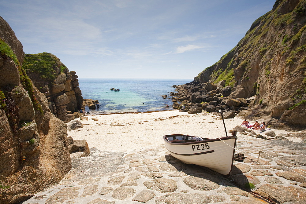 Porthgwarra in west Cornwall, England, United Kingdom, Europe