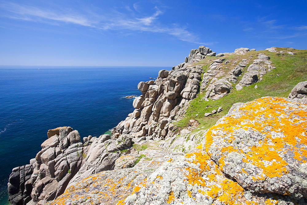 Gwennap Head near Lands End, Cornwall, England, United Kingdom, Europe