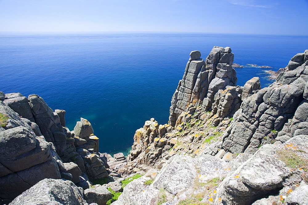 Gwennap Head near Lands End, Cornwall, England, United Kingdom, Europe