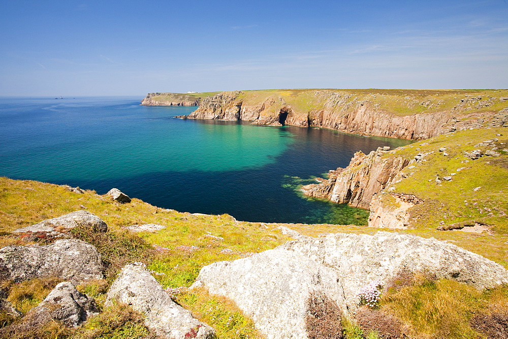 Lands End in Cornwall, England, United Kingdom, Europe