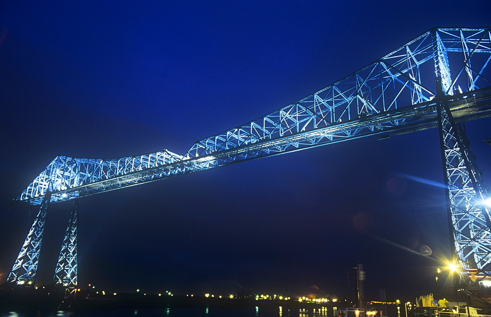 The Middlesbrough Transporter Bridge on Tyneside, England, United Kingdom, Europe