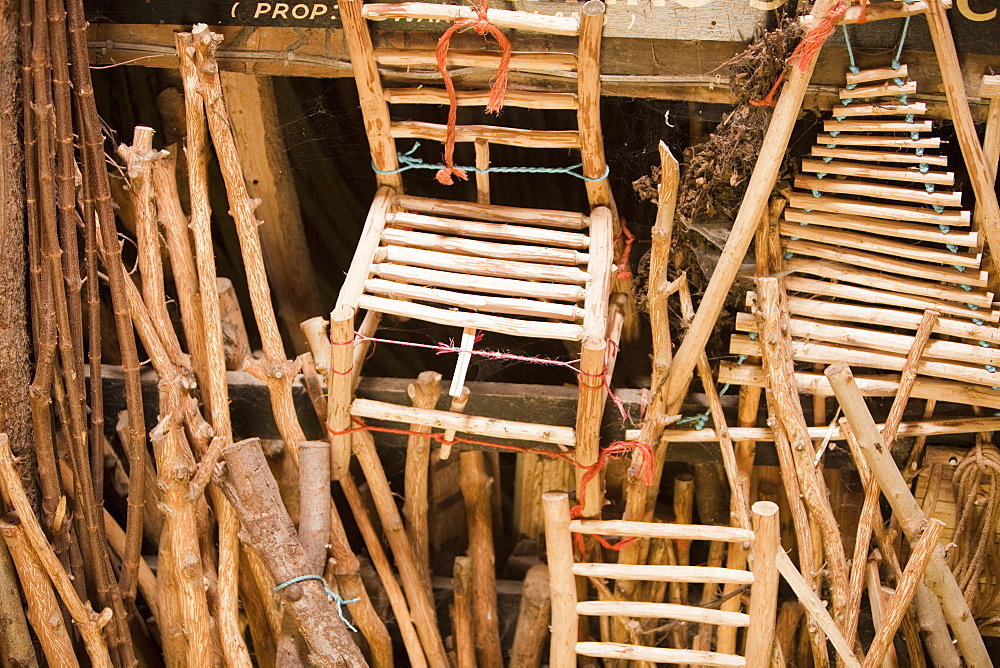 A workshop of a wood craftsman, United Kingdom, Europe