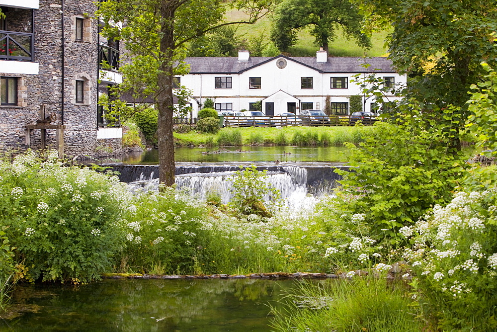 An apartment development next to the River Kent at Cowan Head near Kendal, Cumbria, England, United Kingdom, Europe