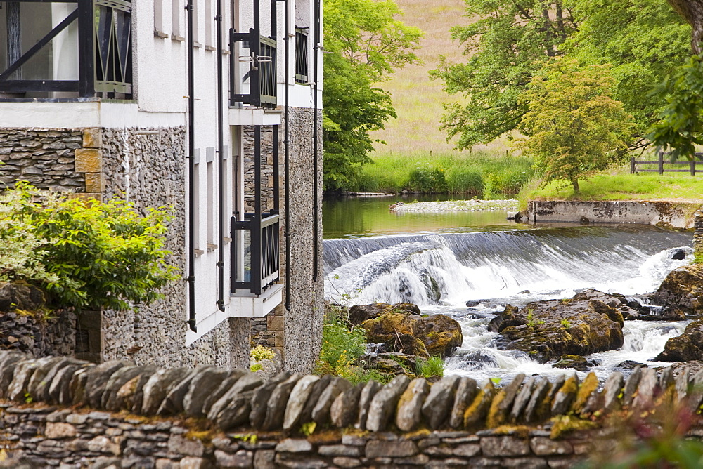 An apartment development next to the River Kent at Cowan Head near Kendal, Cumbria, England, United Kingdom, Europe