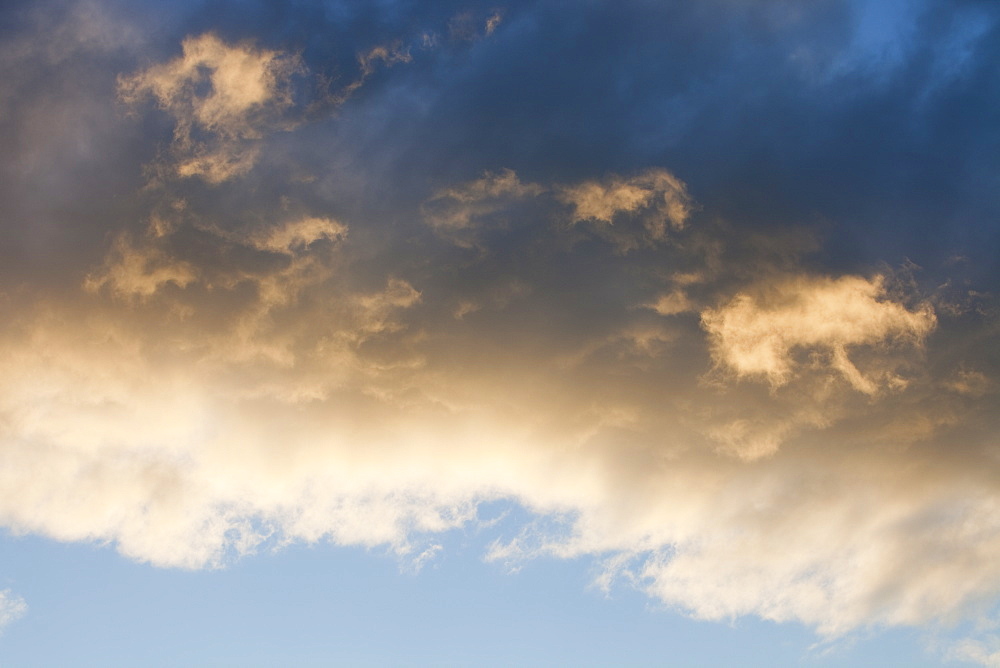 Clouds at sunset over Ambleside, Cumbria, England, United Kingdom, Europe