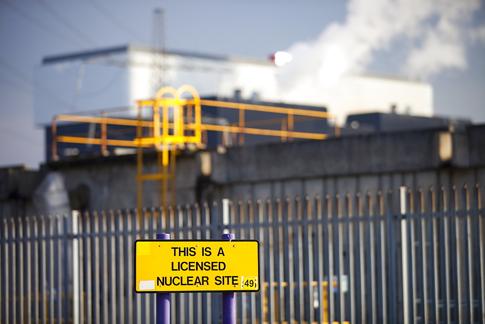 Heysham nuclear power station in Lancashire, England, United Kingdom, Europe