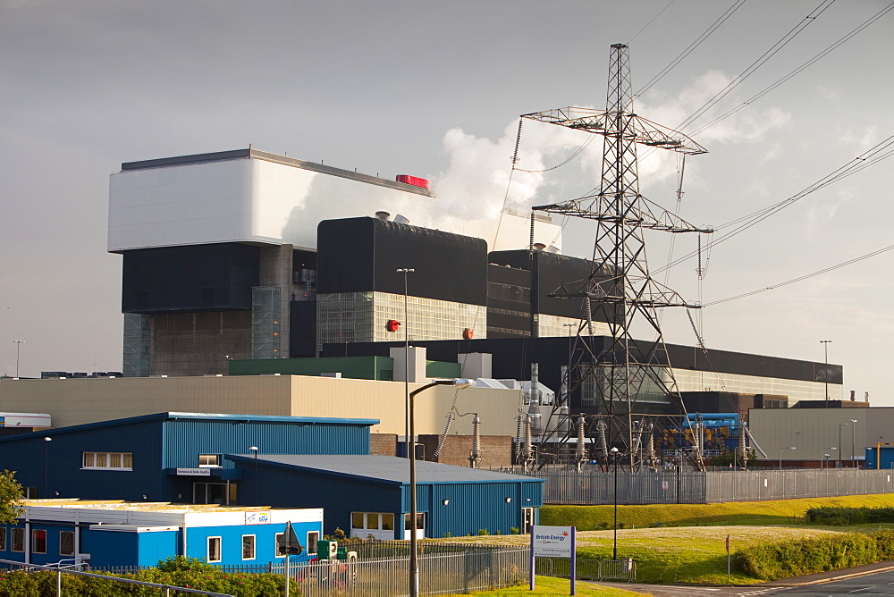 Heysham nuclear power station in Lancashire, England United Kingdom, Europe