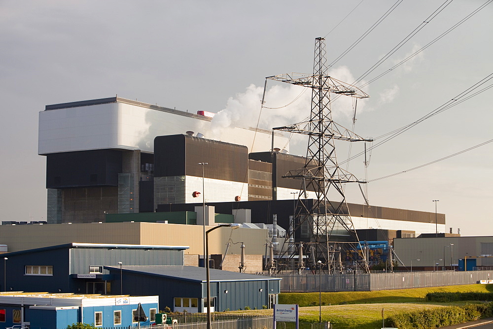 Heysham nuclear power station in Lancashire, England United Kingdom, Europe