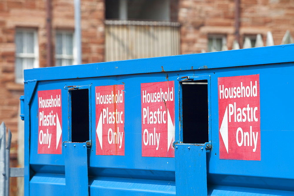 A recycling facility on Barrow Island in Barow in Furness, Cumbria, England, United Kingdom, Europe