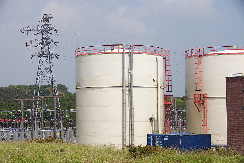 A gas powered power station at Barrow in Furness, Cumbria, England, United Kingdom, Europe