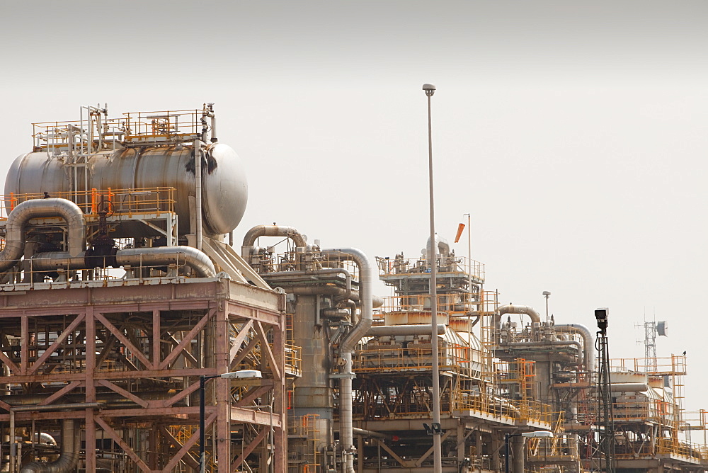 A gas processing plant at Rampside near Barrow in Furness, Cumbria, England, United Kingdom, Europe