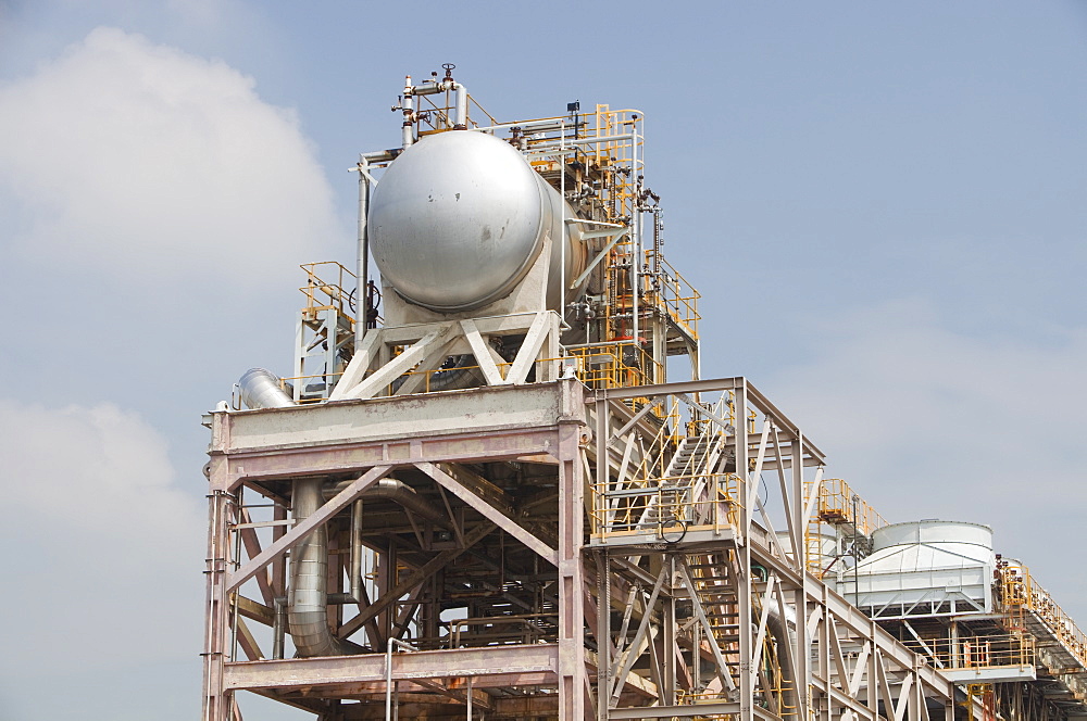 A gas processing plant at Rampside near Barrow in Furness, Cumbria, England, United Kingdom, Europe