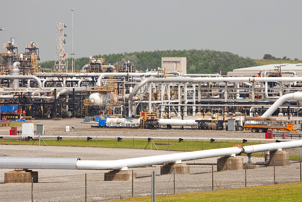 A gas processing plant at Rampside near Barrow in Furness, Cumbria, England, United Kingdom, Europe