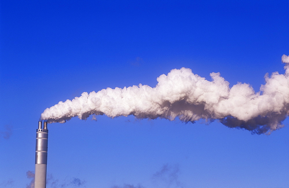 Emissions from a chemical plant in Whitehaven, Cumbria, England, United Kingdom, Europe