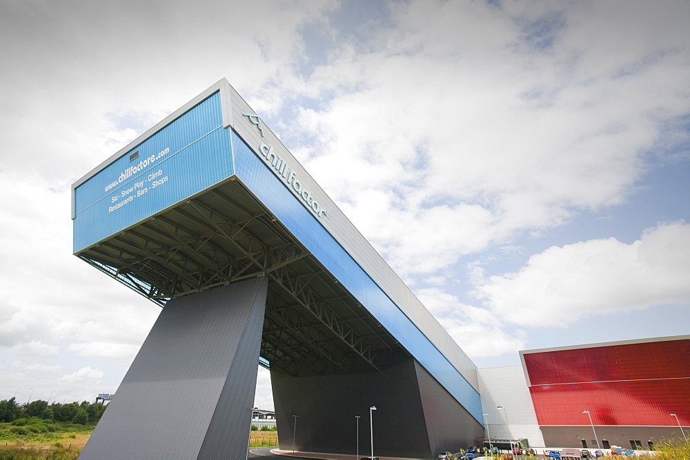The Chill Factor, an indoor skiing area in Manchester, England, United Kingdom, Europe