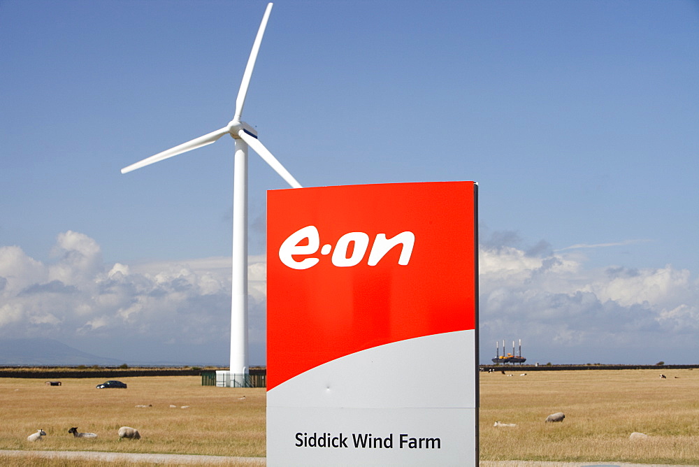 Siddick windfarm on the outskirts of Workington, Cumbria, England, United Kingdom, Europe