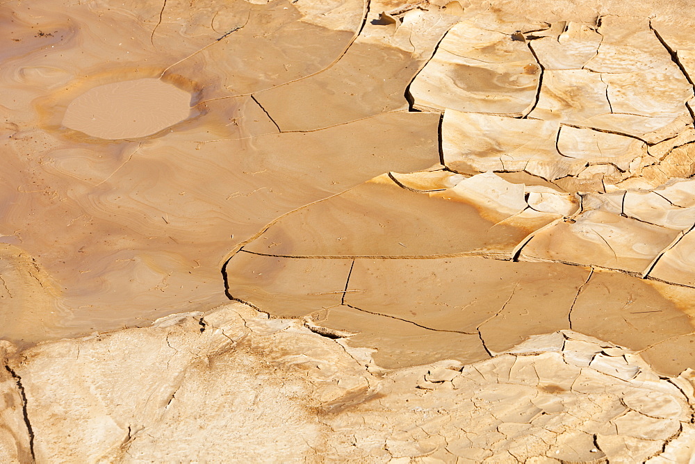 A farmers watering hole, almost dried up, on a farm near Shepperton, Victoria, Australia, Pacific