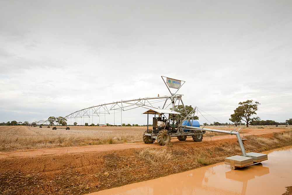 An irrigation ditch near Echuca, Victoria, Australia, Pacific