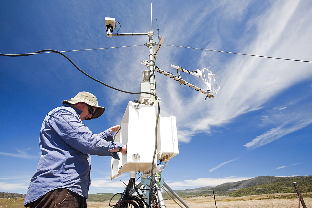 A scientific experiment by scientists from Sydney University, in the Snowy mountains, New South Wales, Australia, Pacific