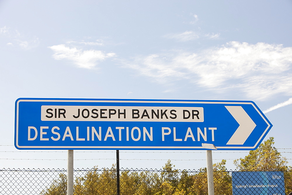 A new multi million dollar desalination plant in Sydney, New South Wales, Australia, Pacific