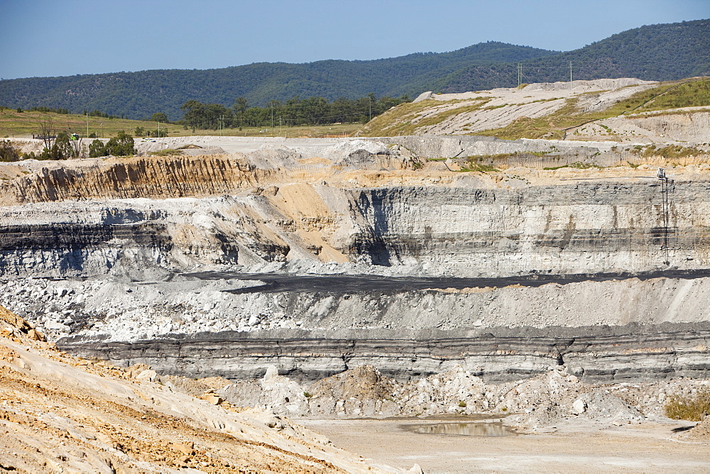 The Beltana number 1 mine, an open cast or drift coal mine managed by Xstrata coal in the Hunter Valley, New South Wales, Australia, Pacific