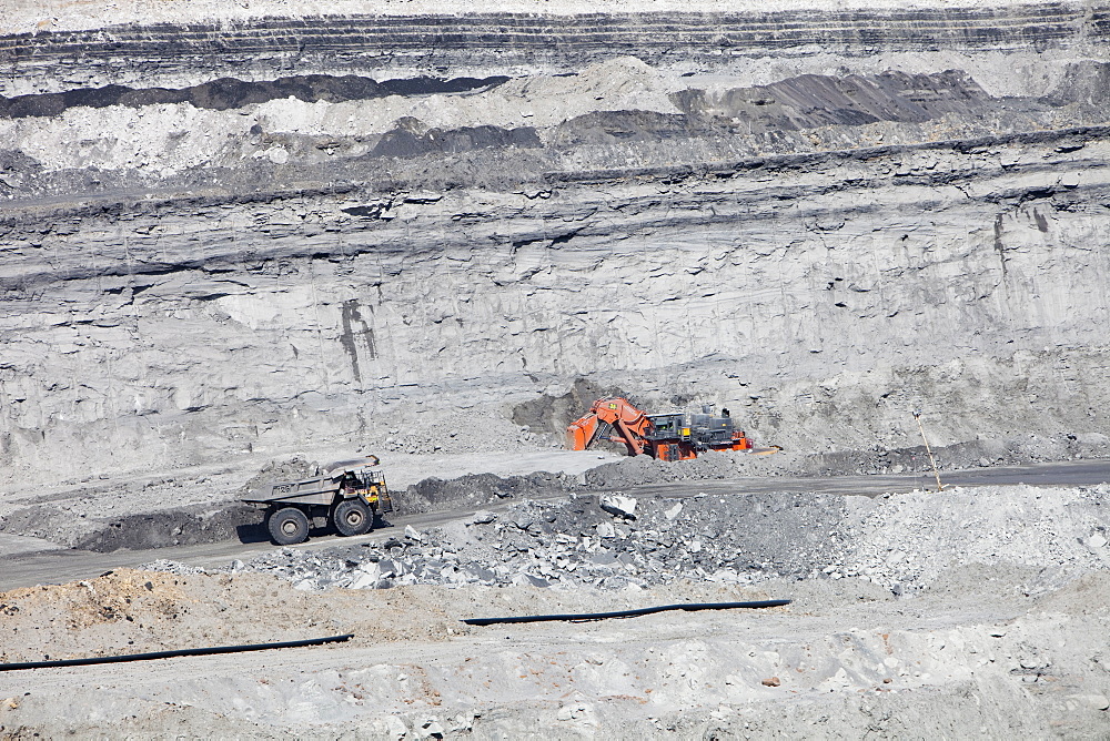 The Beltana number 1 mine, an open cast or drift coal mine managed by Xstrata coal in the Hunter Valley, New South Wales, Australia, Pacific