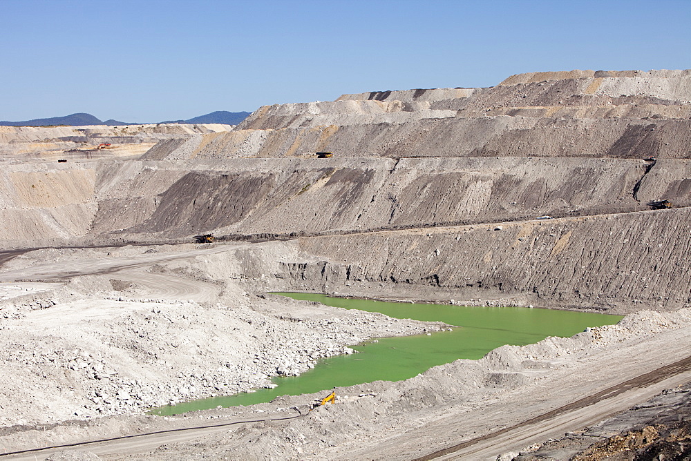 The Beltana number 1 mine, an open cast or drift coal mine managed by Xstrata coal in the Hunter Valley, New South Wales, Australia, Pacific