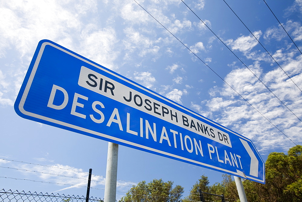 A new multi million dollar desalination plant in Sydney, New South Wales, Australia, Pacific