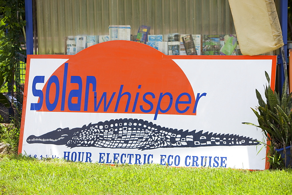 Solar powered wildlife cruise on the Daintree River, Queensland, Australia, Pacific