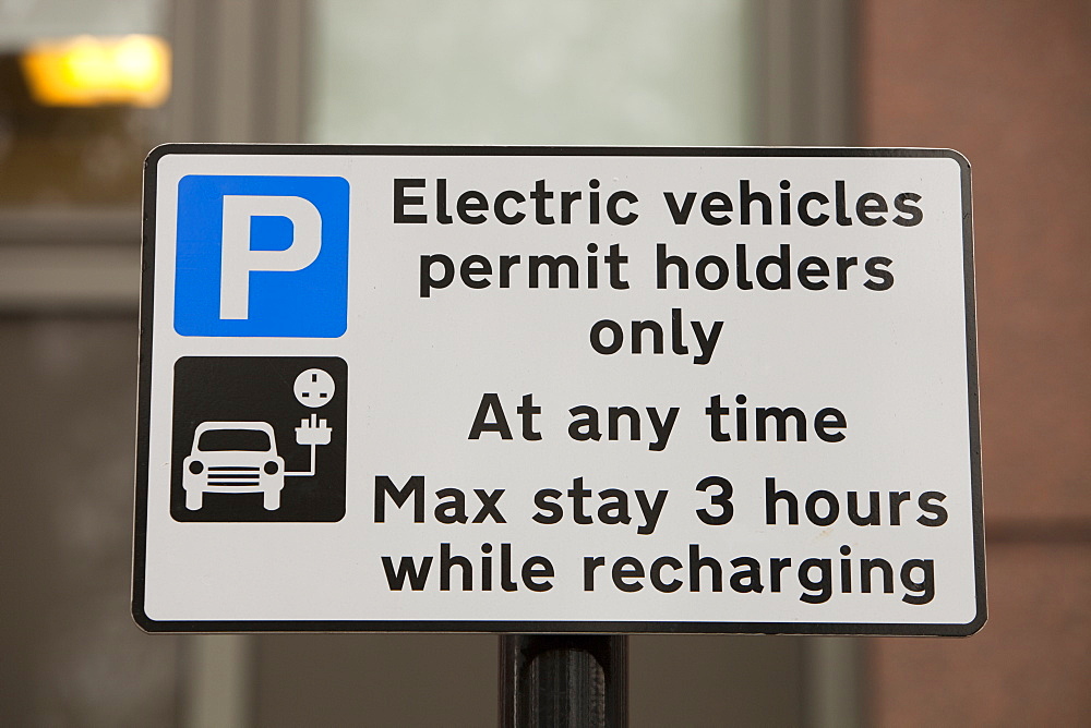 An electric vehicle recharging Juice Point in Westminster, London, England, United Kingdom, Europe