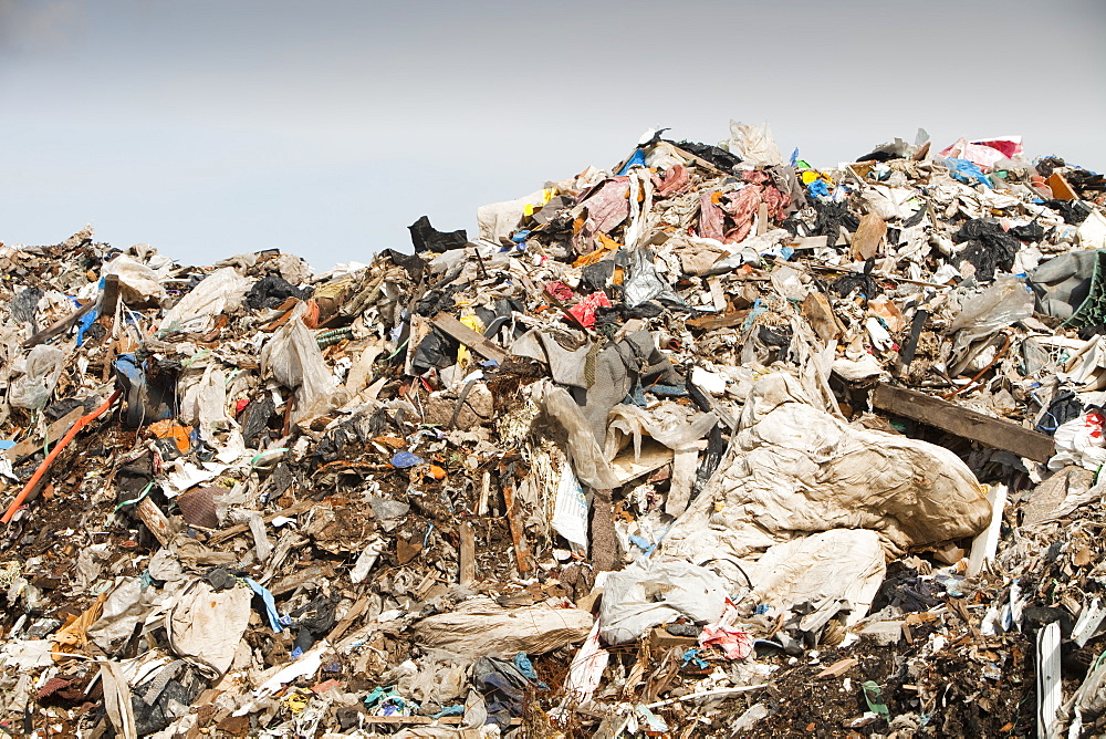 Rubbish dumped on wasteland on the outskirts of Hartlepool, Cleveland, England, United Kingdom, Europe