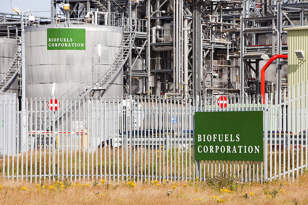 A biodiesel refinery plant on Teeside, England, United Kingdom, Europe